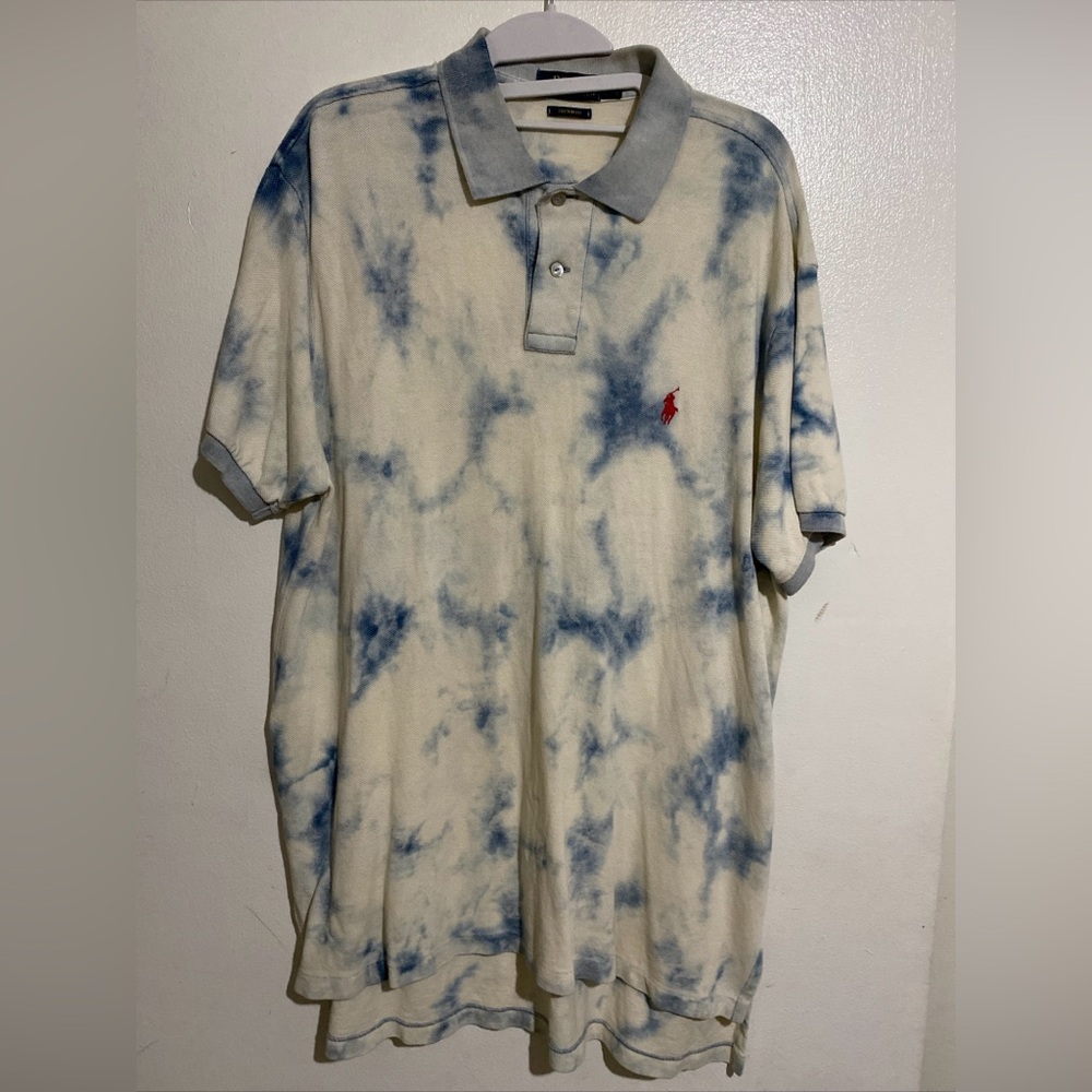 Vintage tie-dye polo